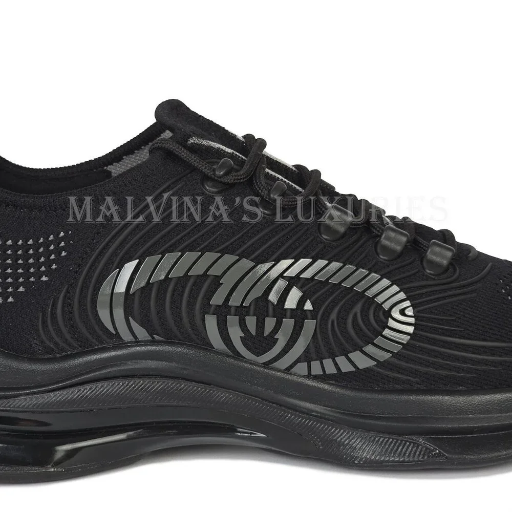 GUCCI SNEAKERS RUN RUBBER TRIMMED MESH SHOES w GG LOGO sz 42 US 12 - Picture 8 of 16